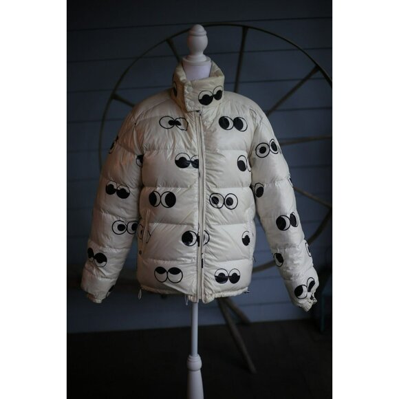 RARE Moncler White Down Puffer Jacket Size 1 / Small $1,925